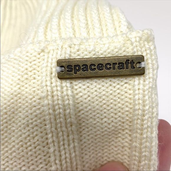SPACECRAFT | Cream Pom Pom Toque Beanie - Picture 3 of 5
